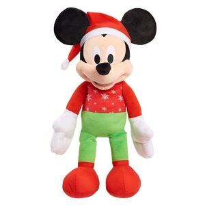 Disney Holiday Mickey Mouse 2021 Large 22-Inch Plushie, Stuffed Animal, Officia